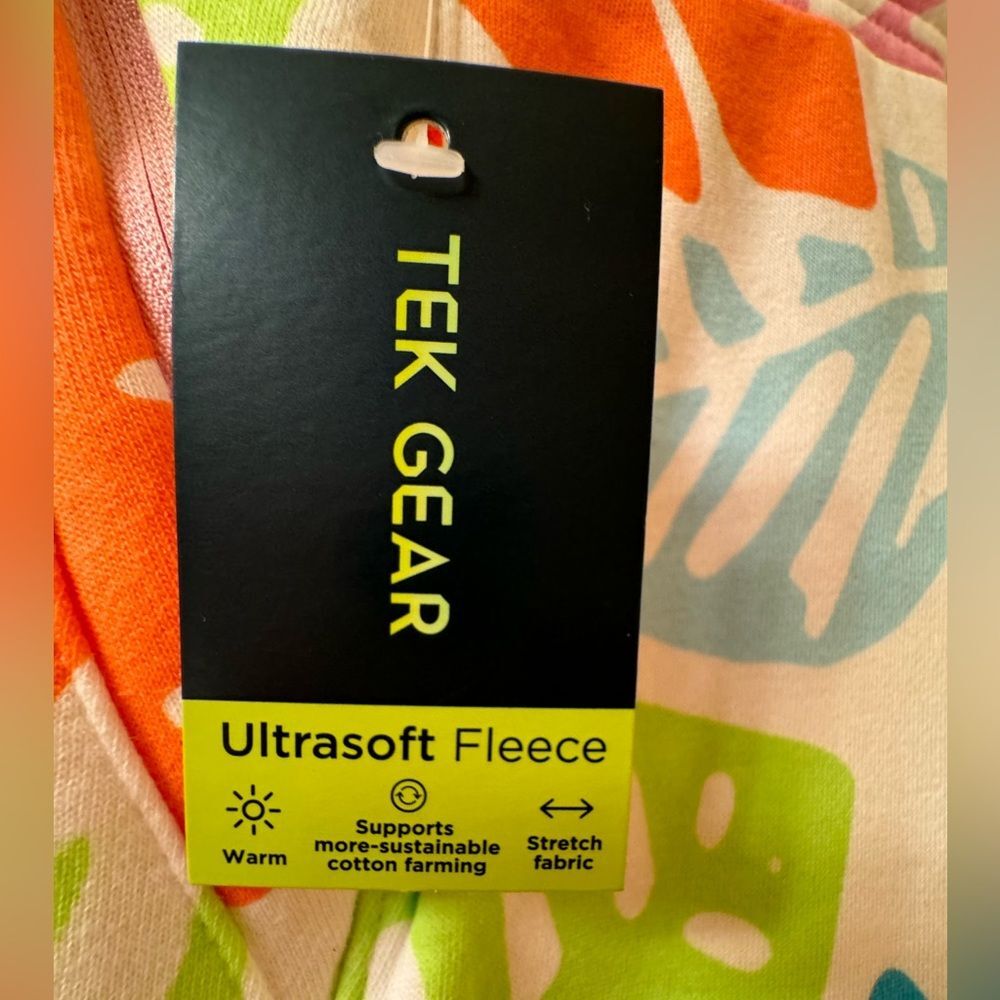 NWT 2 Piece Activewear TEK GEAR Ultrasoft Flannel Joggers size L (10/12) Girls - Picture 7 of 8